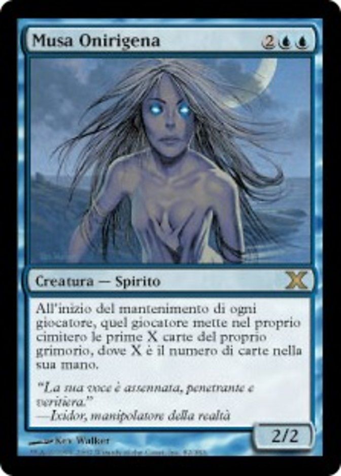 Carta MTG-Musa Onirigena-Decima Edizione-N.082-ITA-Good-Rare