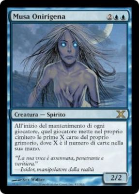 Carta MTG-Musa Onirigena-Decima Edizione-N.082-ITA-Good-Rare