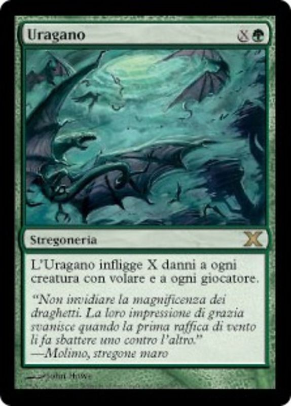 Carta MTG-Uragano-Decima Edizione-N.270-ITA-EX-Rare