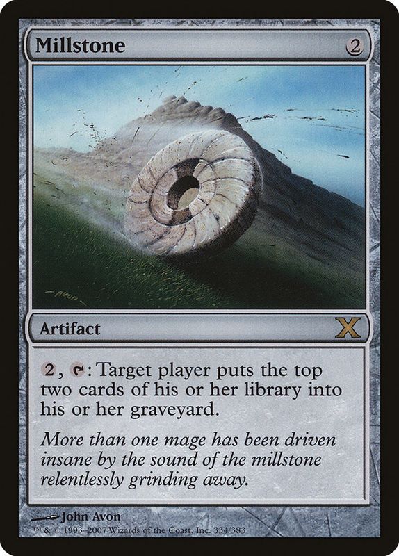 Carta MTG-Millstone-Decima Edizione-N.334-EN-Good-Rare