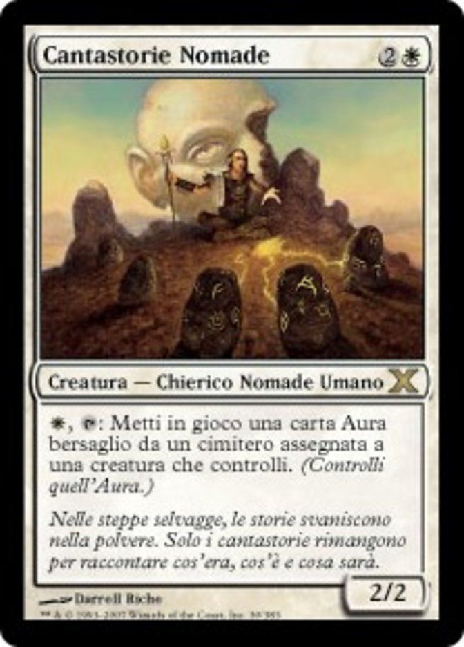 Carta MTG-Cantastorie Nomade-Decima Edizione-N.030-ITA-Good-Rare