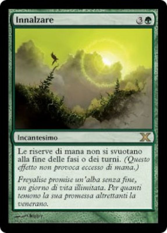 Carta MTG-Innalzare-Decima Edizione-N.306-ITA-Good-Rare