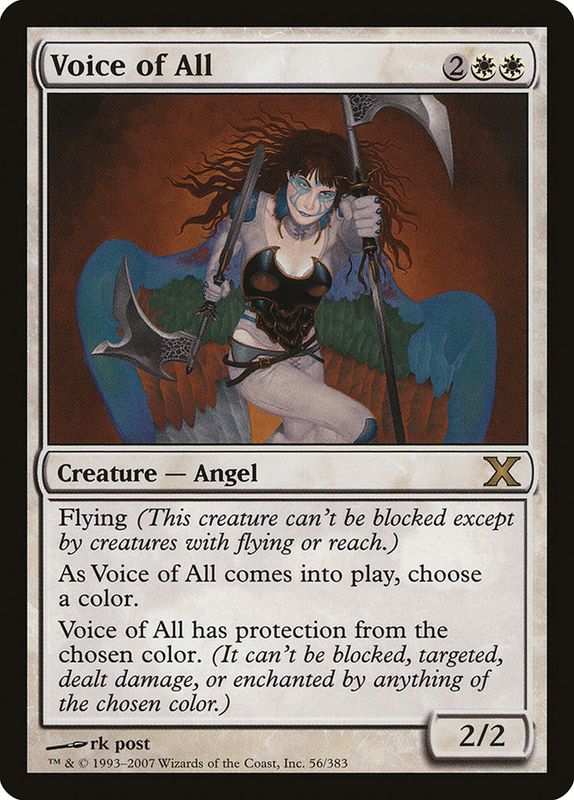 Carta MTG-Voice of All-Decima Edizione-N.056-EN-EX-Rare