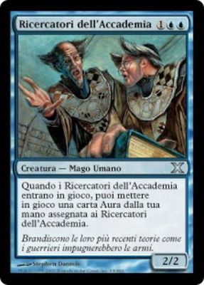 Carta MTG-Ricercatori d'Accademia-Decima Edizione-N.063-ITA-Good-Uncommon