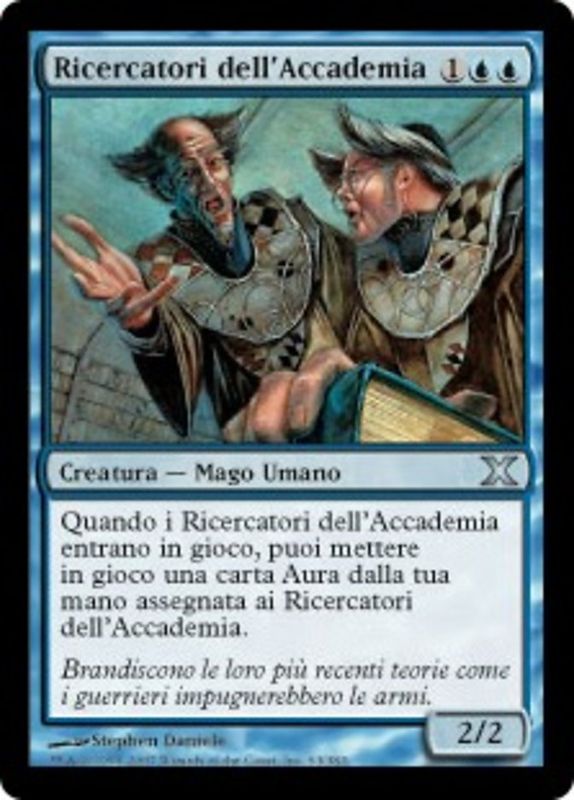 Carta MTG-Ricercatori d'Accademia-Decima Edizione-N.063-ITA-Good-Uncommon