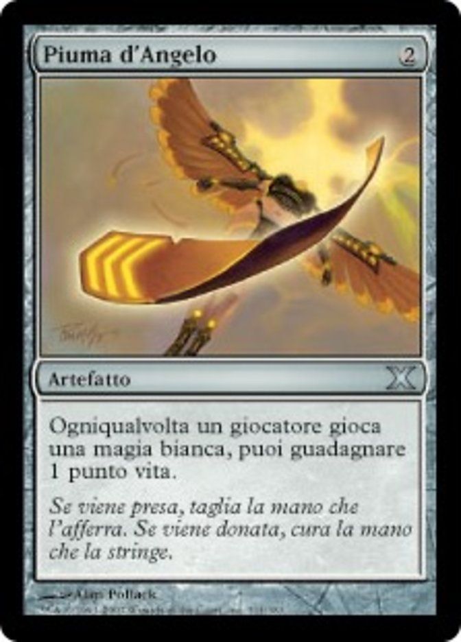 Carta MTG-Piuma d'Angelo-Decima Edizione-N.311-ITA-Good-Uncommon