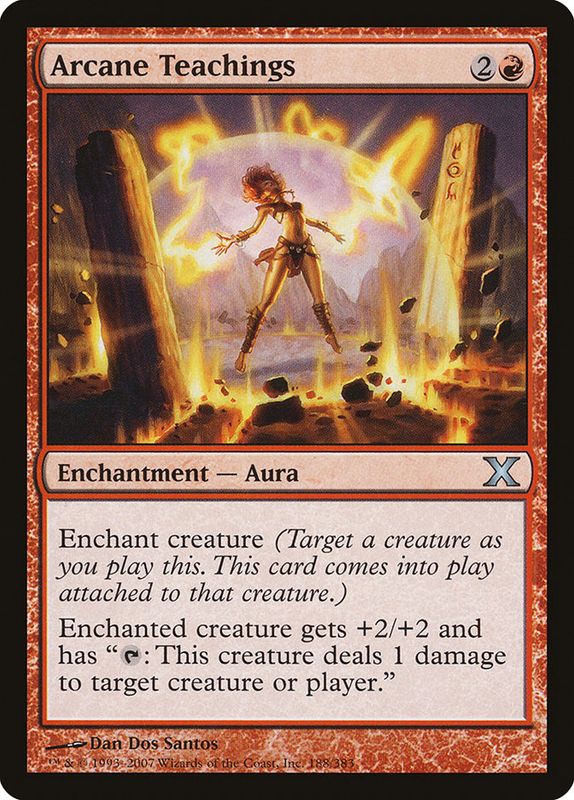 Carta MTG-Arcane Teachings-Decima Edizione-N.188-EN-EX-Uncommon Foil