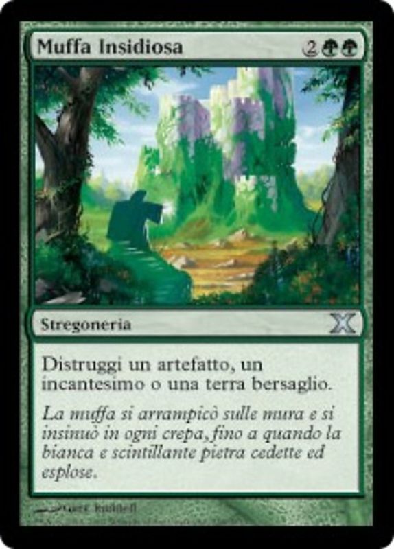Carta MTG-Muffa Insidiosa-Decima Edizione-N.258-ITA-EX-Uncommon