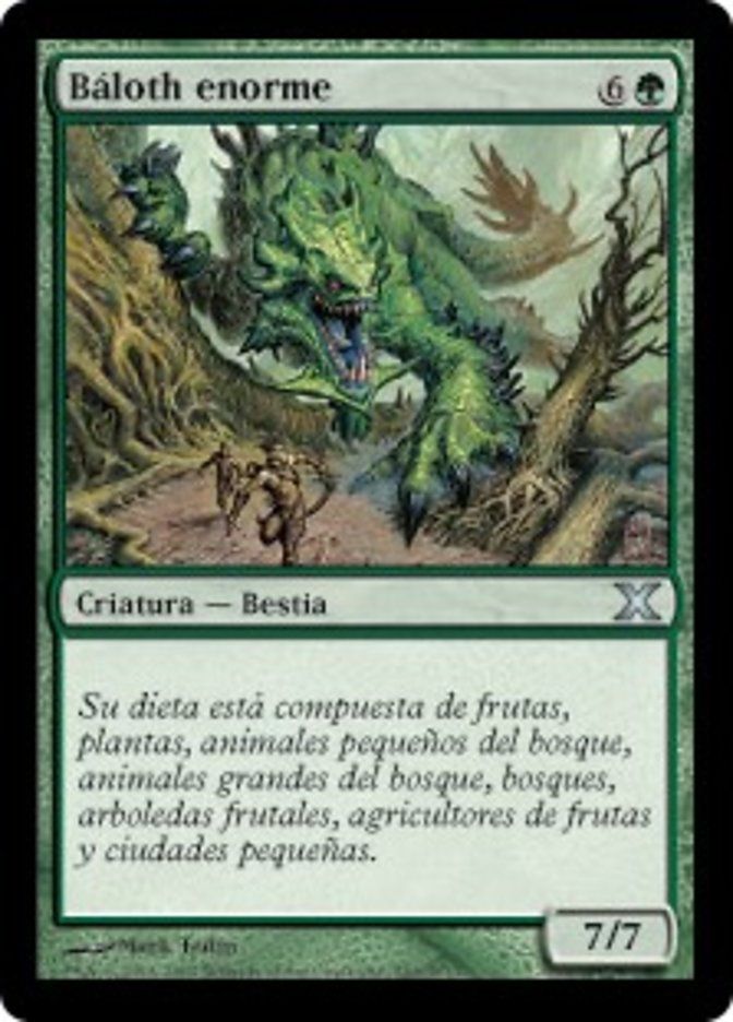 Carta MTG-Baloth Enorme-Decima Edizione-N.263-ITA-EX-Uncommon