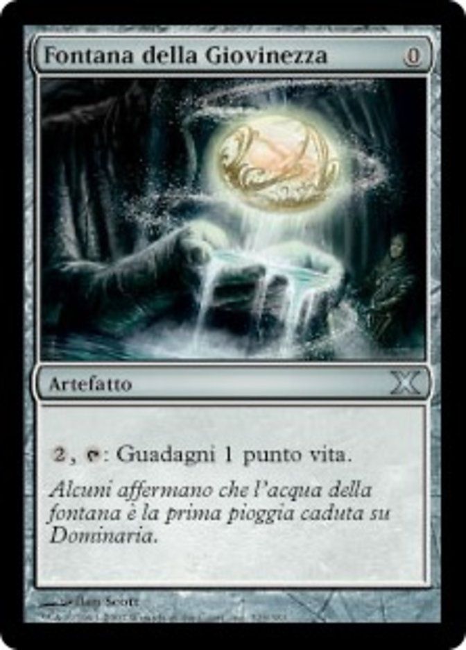 Carta MTG-Fontana della Giovinezza-Decima Edizione-N.323-ITA-Poor-Uncommon