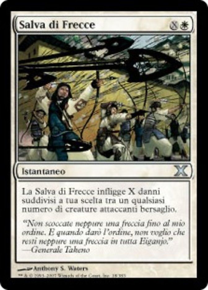 Carta MTG-Salva di Frecce-Decima Edizione-N.018-ITA-Good-Uncommon