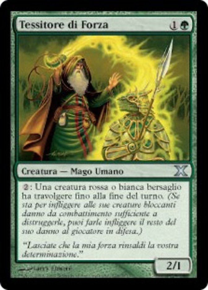 Carta MTG-Tessitore di Forza-Decima Edizione-N.278-ITA-Good-Uncommon