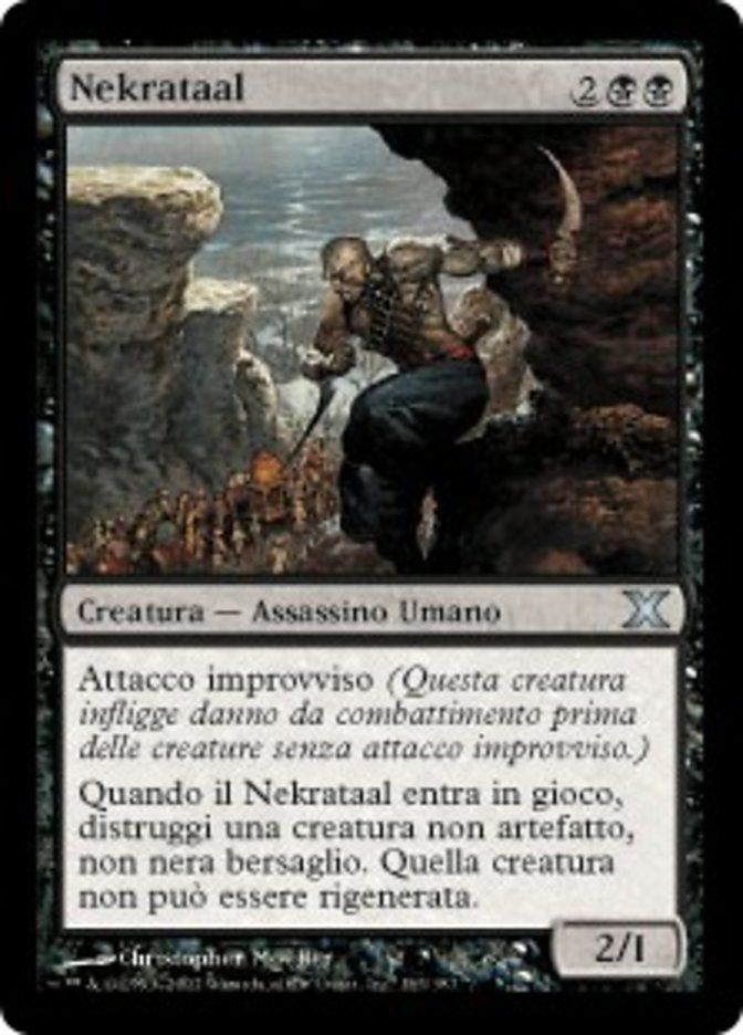 Carta MTG-Nekrataal-Decima Edizione-N.163-ITA-Poor-Uncommon