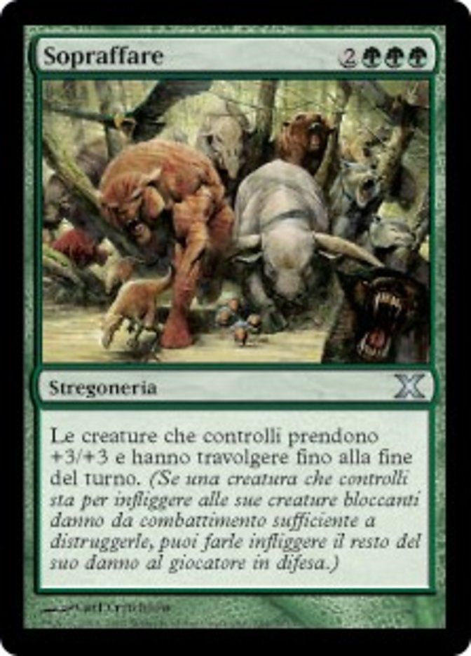 Carta MTG-Sopraffare-Decima Edizione-N.284-ITA-LP-Uncommon