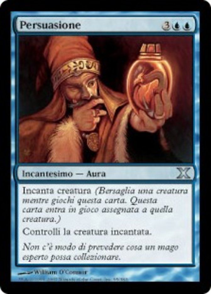 Carta MTG-Persuasione-Decima Edizione-N.095-ITA-EX-Uncommon