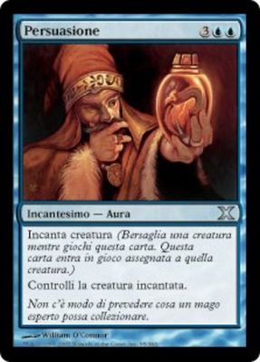 Carta MTG-Persuasione-Decima Edizione-N.095-ITA-EX-Uncommon Carta MTG-Persuasione-Decima Edizione-N.095-ITA-EX-Uncommon