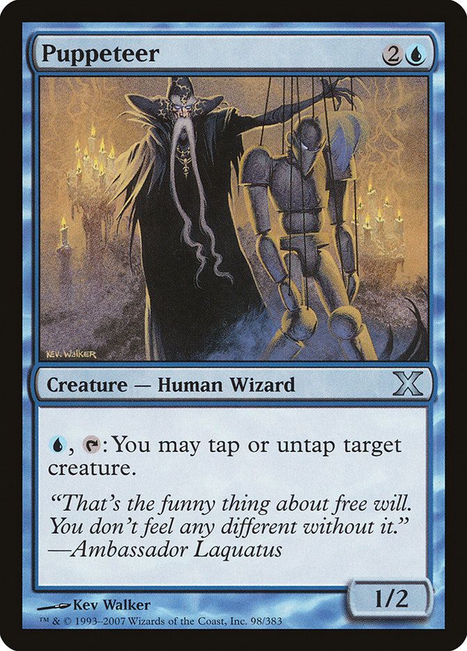 Carta MTG-Puppeteer-Decima Edizione-N.098-EN-Good-Uncommon