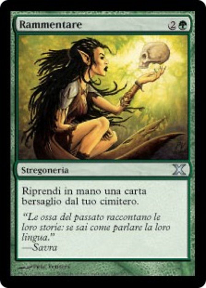 Carta MTG-Rammentare-Decima Edizione-N.289-ITA-EX-Uncommon