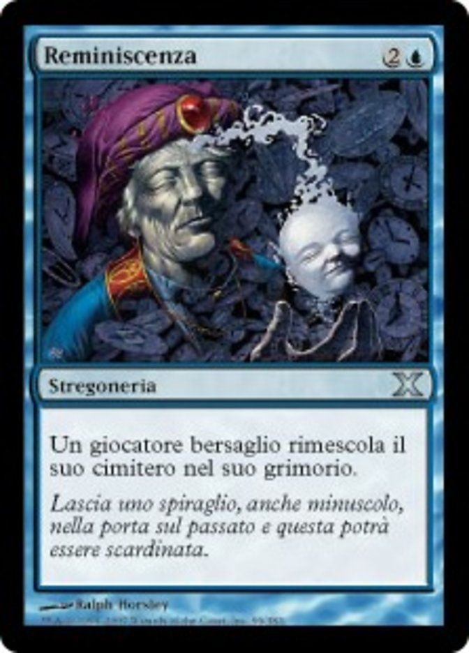 Carta MTG-Reminiscenza-Decima Edizione-N.099-ITA-Good-Uncommon