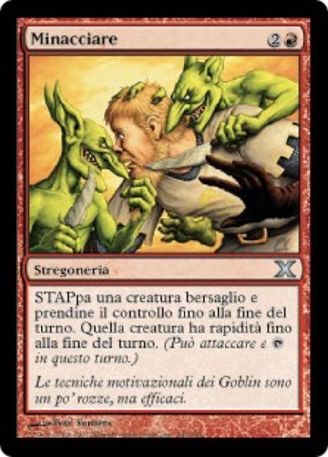 Carta MTG-Minacciare-Decima Edizione-N.242-ITA-EX-Uncommon
