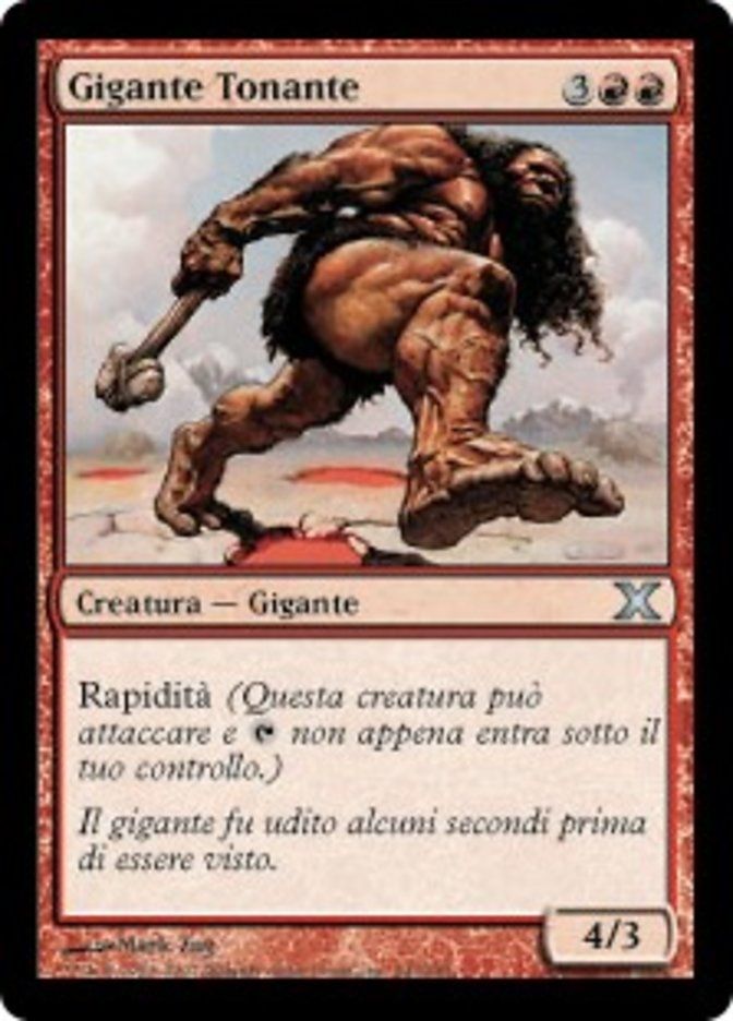 Carta MTG-Gigante Tonante-Decima Edizione-N.243-ITA-Good-Uncommon
