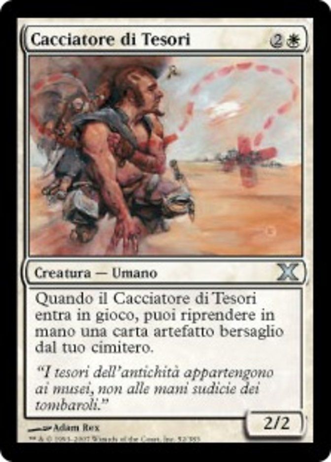 Carta MTG-Cacciatore di Tesori-Decima Edizione-N.052-ITA-EX-Uncommon