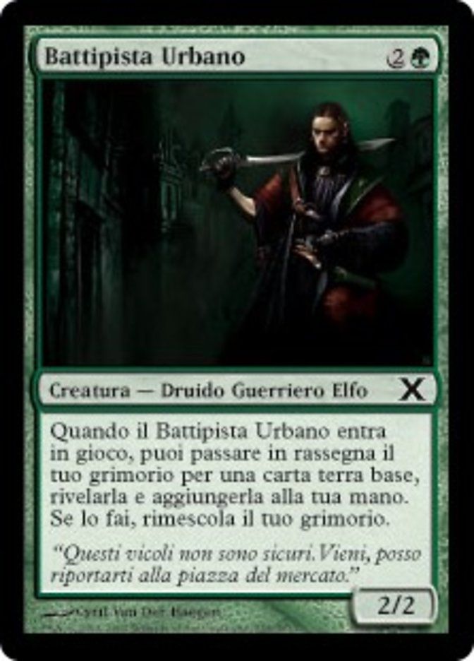 Carta MTG-Battipista Urbano-Decima Edizione-N.255-ITA-Poor-Common