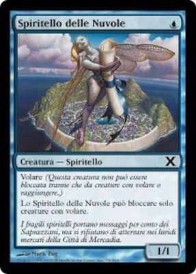 Carta MTG-Spiritello delle Nuvole-Decima Edizione-N.075-ITA-LP-Common