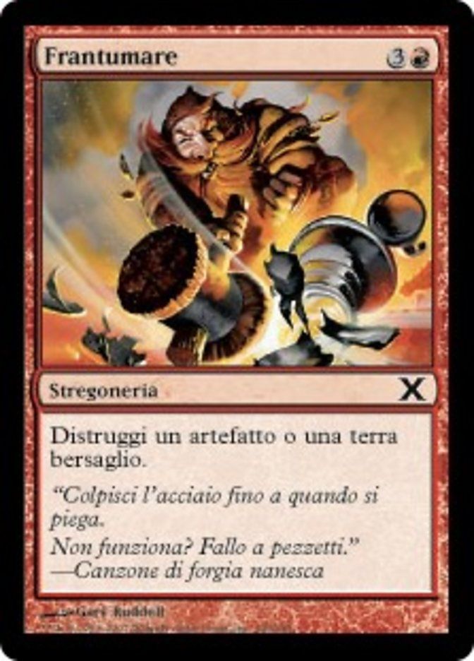 Carta MTG-Frantumare-Decima Edizione-N.196-ITA-Good-Common