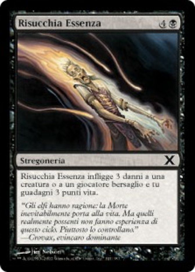 Carta MTG-Risucchia Essenza-Decima Edizione-N.141-ITA-EX-Common