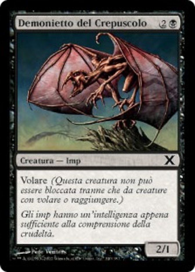 Carta MTG-Demonietto del Crepuscolo-Decima Edizione-N.140-ITA-EX-Common
