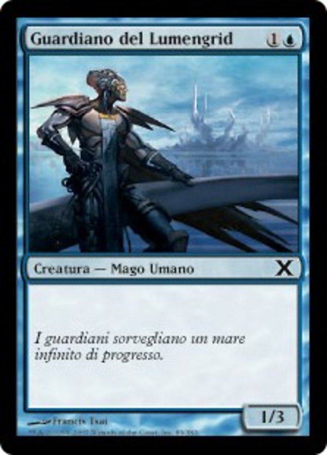 Carta MTG-Guardiano del Lumengrid-Decima Edizione-N.089-ITA-Good-Common