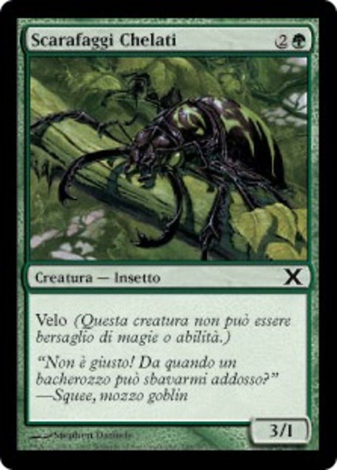 Carta MTG-Scarafaggi Chelati-Decima Edizione-N.285-ITA-Good-Common
