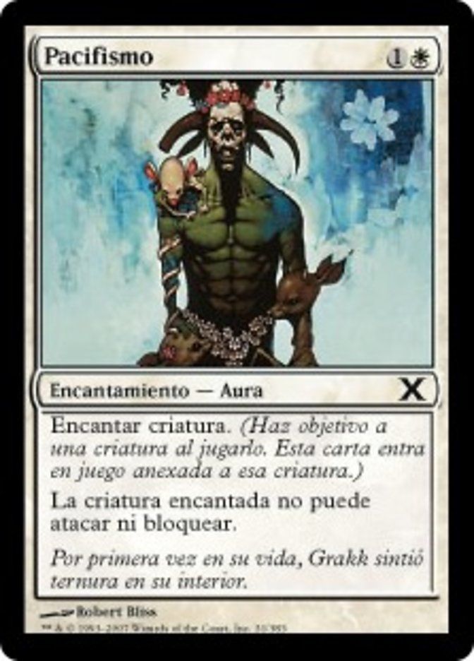 Carta MTG-Pacifismo-Decima Edizione-N.031-ITA-EX-Common