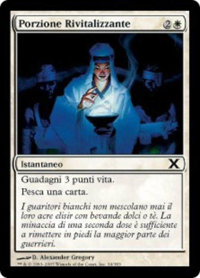Carta MTG-Porzione Rivitalizzante-Decima Edizione-N.034-ITA-EX-Common