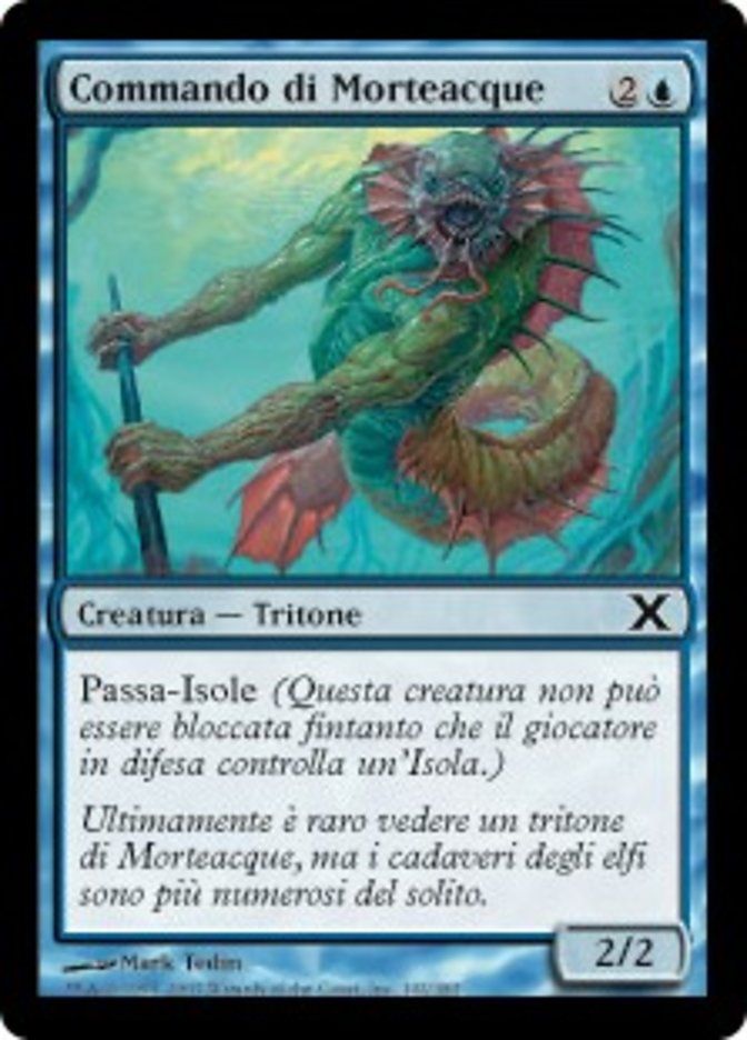Carta MTG-Commando di Morteacque-Decima Edizione-N.102-ITA-Good-Common