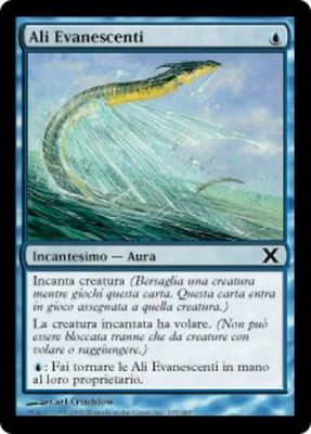 Carta MTG-Ali Evanescenti-Decima Edizione-N.107-ITA-EX-Common