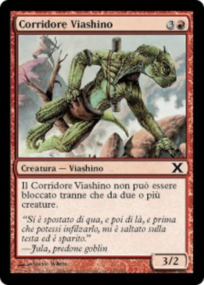 Carta MTG-Corridore Viashino-Decima Edizione-N.245-ITA-Good-Common