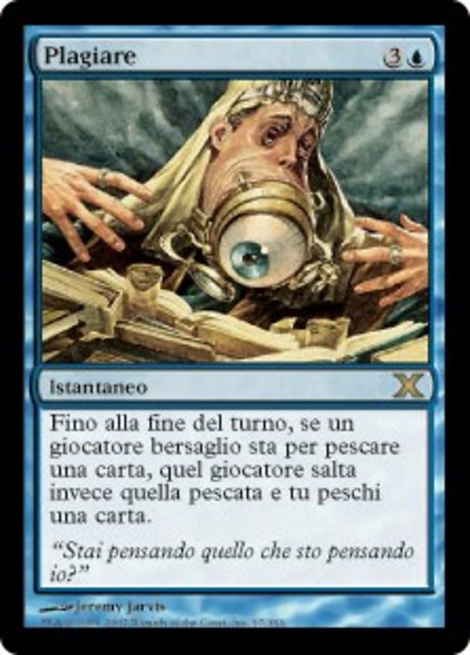 Carta MTG-Plagiare-Decima Edizione-N.097-ITA-EX-Rare
