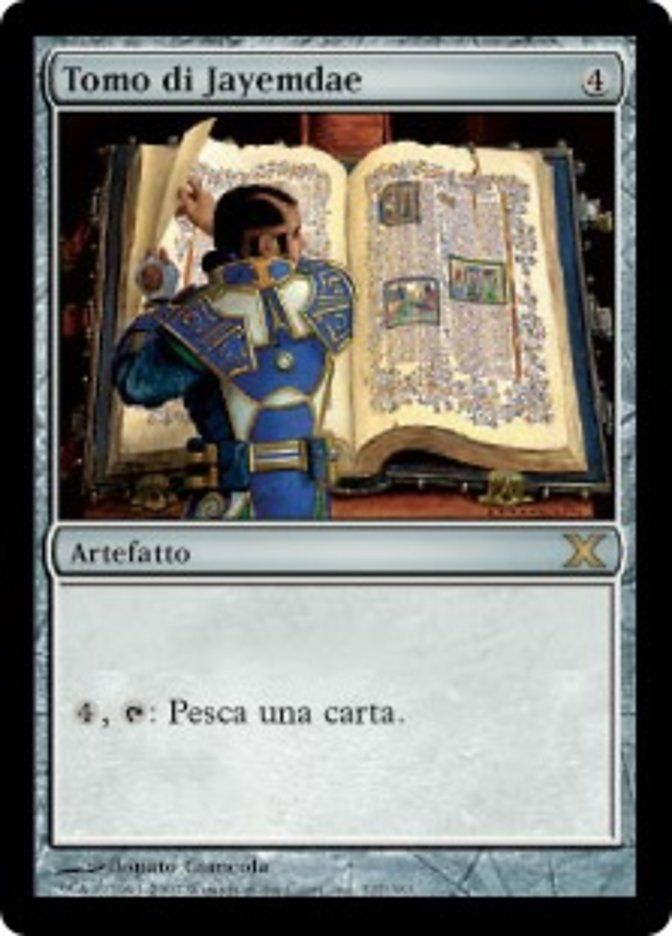 Carta MTG-Tomo di Jayemdae-Decima Edizione-N.327-ITA-EX-Rare