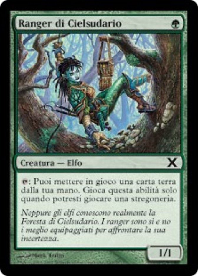 Carta MTG-Ranger di Cielsudario-Decima Edizione-N.297-ITA-EX-Common