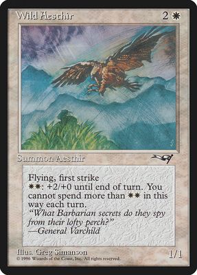 Carta MTG-Aesthir Selvatico (V.1)-Alleanze-N.021b-ITA-Poor-Common