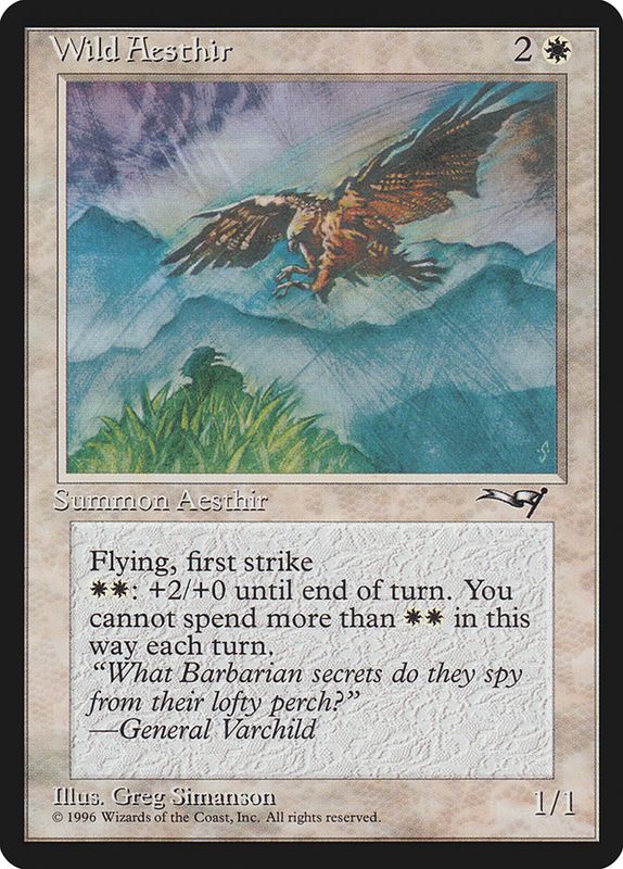 Carta MTG-Aesthir Selvatico (V.1)-Alleanze-N.021b-ITA-Poor-Common