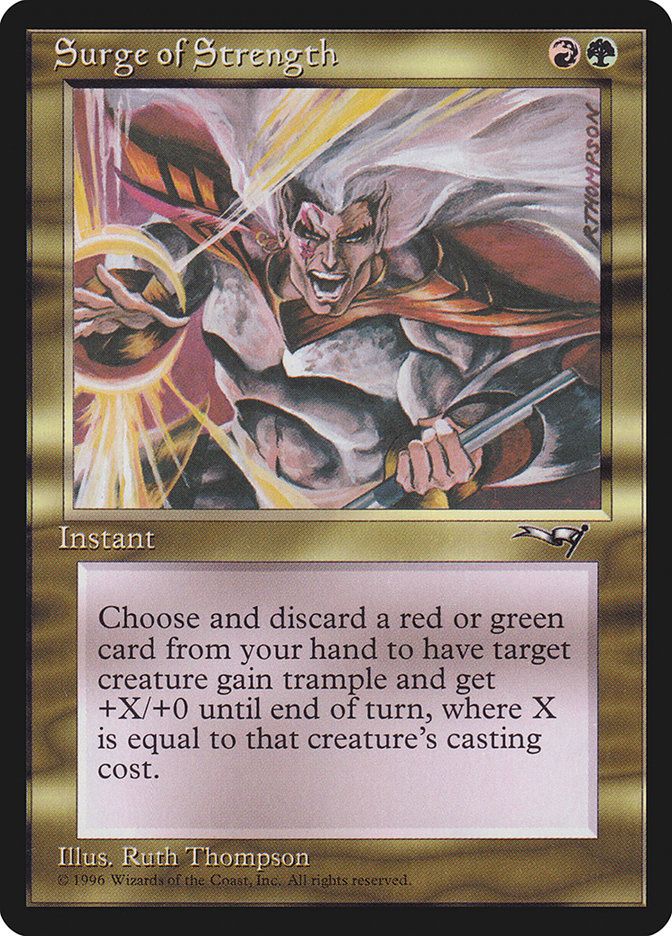Carta MTG-Impeto Travolgente-Alleanze-N.109-EN-EX-Uncommon