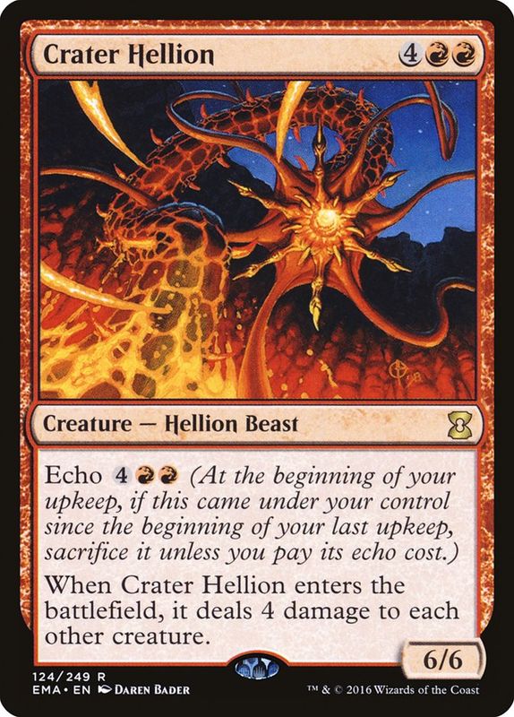 Carta MTG-Crater Hellion-Eternal Masters-N.124-EN-NM-Rare