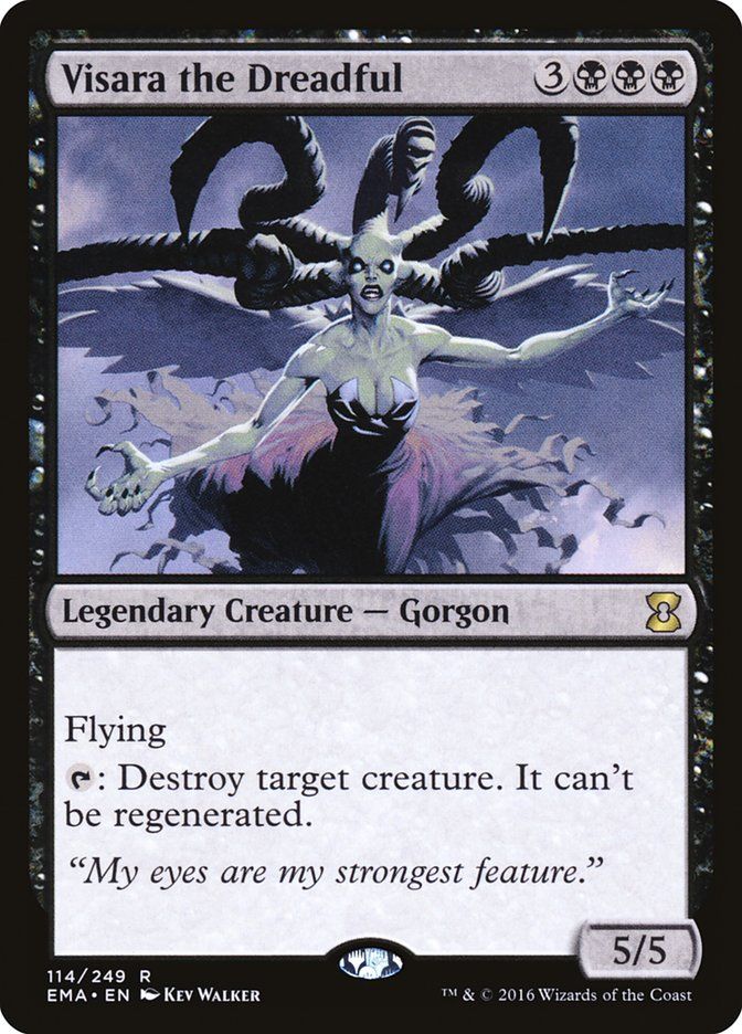 Carta MTG-Visara the Dreadful-Eternal Masters-N.114-EN-NM-Rare Foil