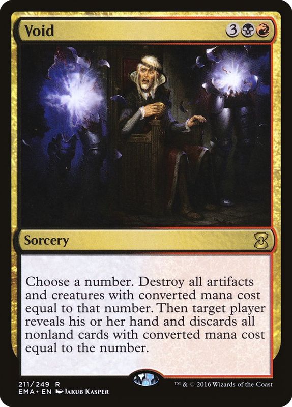 Carta MTG-Void-Eternal Masters-N.211-EN-NM-Rare Foil