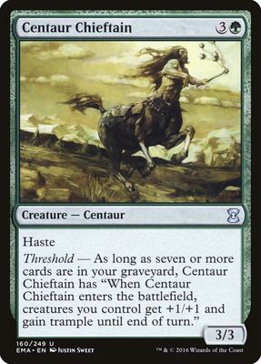 Carta MTG-Centaur Chieftain-Eternal Masters-N.160-EN-NM-Uncommon Carta MTG-Centaur Chieftain-Eternal Masters-N.160-EN-NM-Uncommon