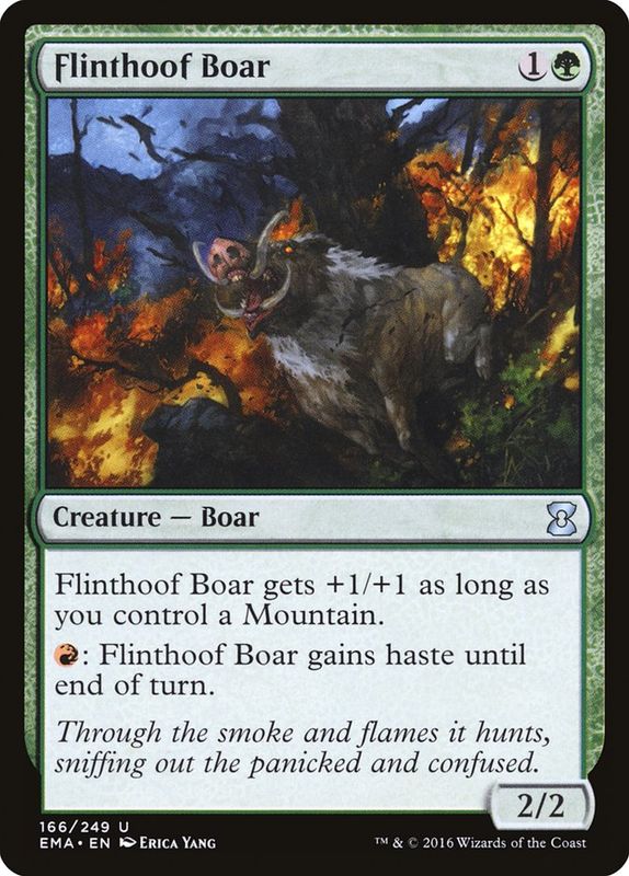 Carta MTG-Flinthoof Boar-Eternal Masters-N.166-EN-NM-Uncommon