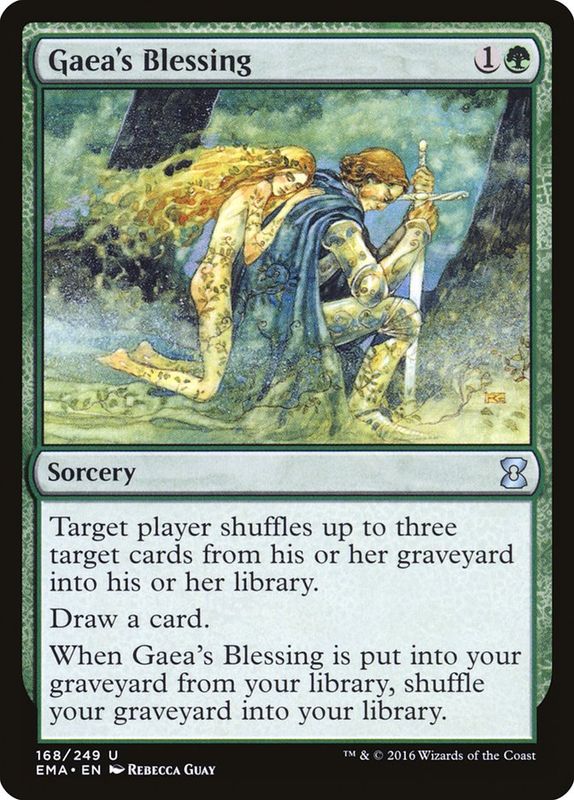 Carta MTG-Gaea's Blessing-Eternal Masters-N.168-EN-NM-Uncommon